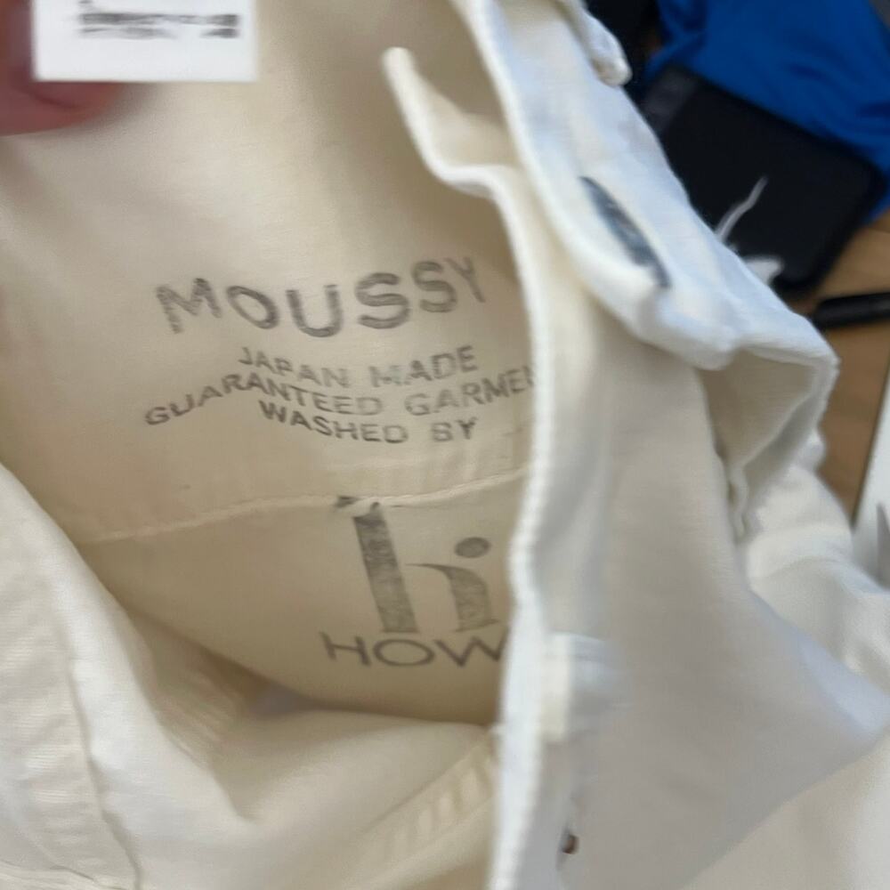 Moussy vintage Cutoff Jean shorts 025esc11-2690 sz 25 Women's White *Stain - Picture 15 of 16